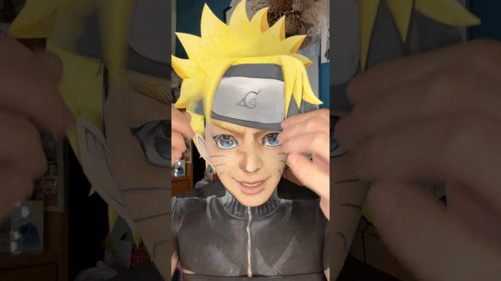 ナルトとサスケのメイク落とし#naruto #sasuke #アニメメイク #animemakeup #anime #アニメキャラ #sasukeuchiha #narutouzumaki