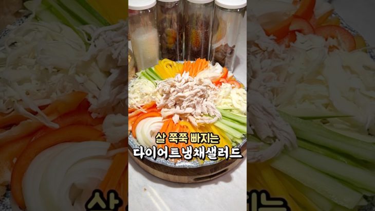 살 쭉쭉 빠지는 다이어트 냉채샐러드