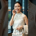 【ギャップ萌え注意】クールビューティな黒コート vs. 清楚な白レース 大人のための秋冬コーデ | 私服紹介