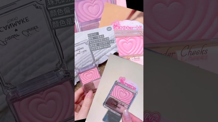 ワンホンが日本に来たら必ず買う❕キャンメイク パウダーチークス02🩷