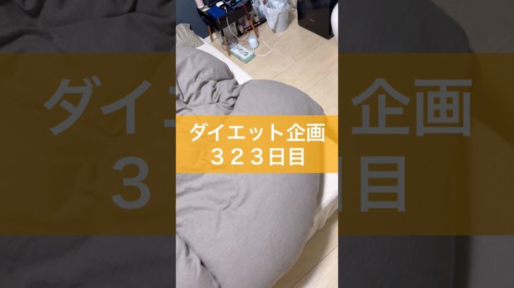 【ダイエット企画】３２３日目（毎日22時投稿）#ダイエット