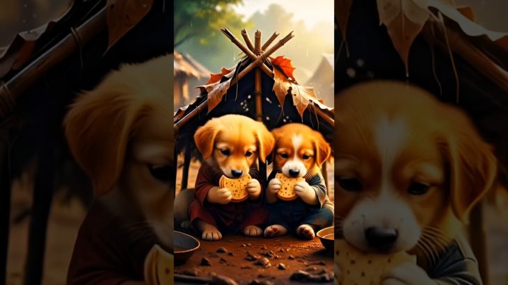 Bhookha Bhai Puppy | Majduri Karke Behen Ka Pet Bhara 🥹