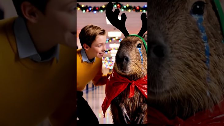 Christmas Pet Contest Capybara’s Hilarious Transformation! #capybara