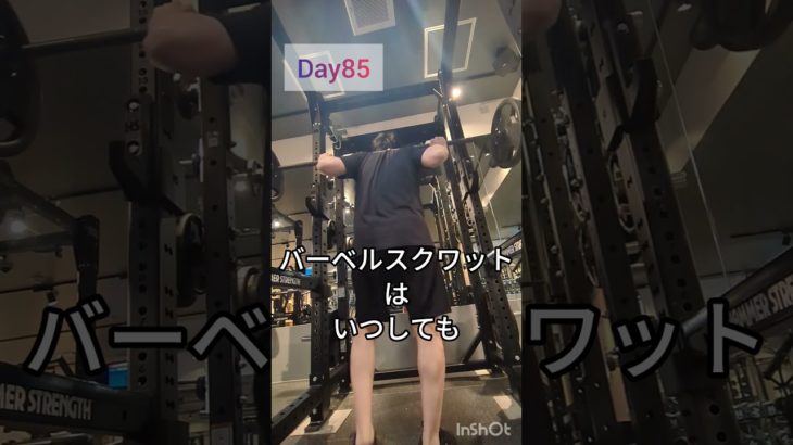 Day85 テンション低めDay #筋トレ #ダイエット
