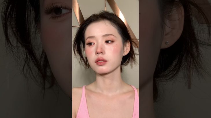 Dewy Peach Blush Look うるツヤピーチチークメイク