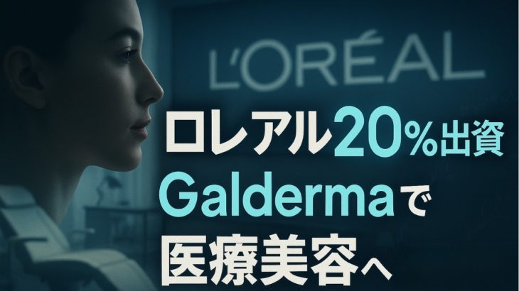ロレアルが元子会社Galdermaに20％再投資──ビューティ企業は“スキンヘルス帝国”を目指すのか