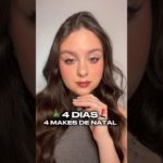 IDEIA 3 DE MAKE DE NATAL : MAKE vinho ❤️🎄 #make #makedenatal #tutorialdemaquiagem