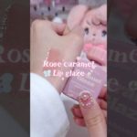 Rose caramel lipgloss 🥀 #kbeauty #makeup #lipcombo #メイク #lipgloss  #올리브영 #コスメ紹介 #dailymakeup