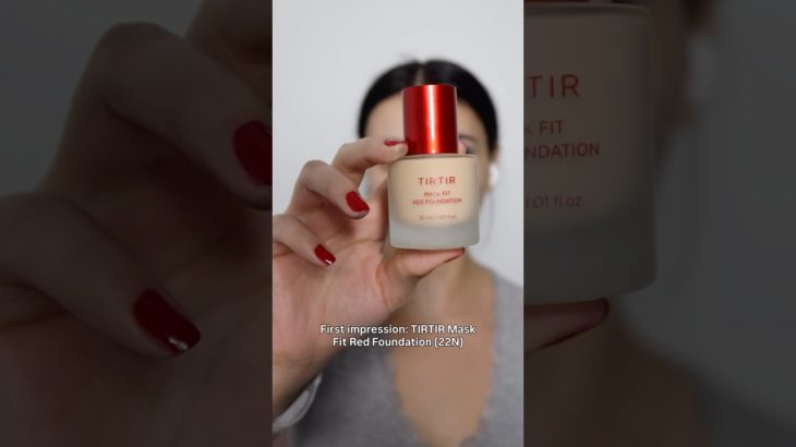 TIRTIR Mask Fit Red Foundation in shade 22N #foundation #tirtir #makeup #beauty #shorts