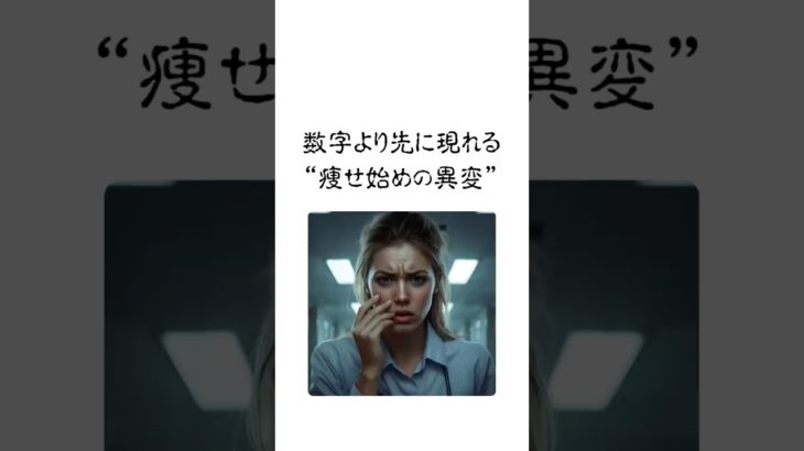 数字より先に現れる痩せ始めの異変　#名言 #diet #ダイエット