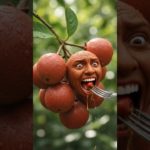 feeding my pet #shorts #fruit #funny #fruit cutting #fruits #relieve #weirdfacts#feeding #asmr#ai