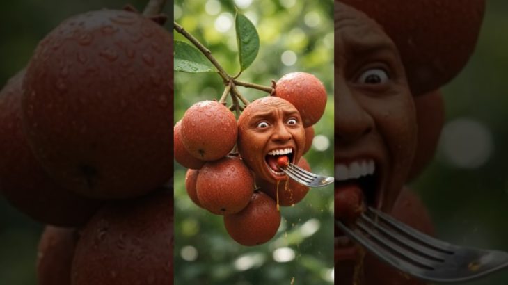 feeding my pet #shorts #fruit #funny #fruit cutting #fruits #relieve #weirdfacts#feeding #asmr#ai