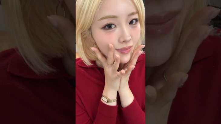 可愛いチークの塗り方❣️✨#メイク #makeuptutorial #makeup #winter #チーク #beauty #shorts