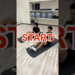 【腹筋地獄】お腹に効くトレーニングがきつい！　#韓国　#トレーニング　#ダイエット　#shorts