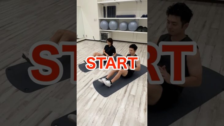 【腹筋地獄】お腹に効くトレーニングがきつい！　#韓国　#トレーニング　#ダイエット　#shorts