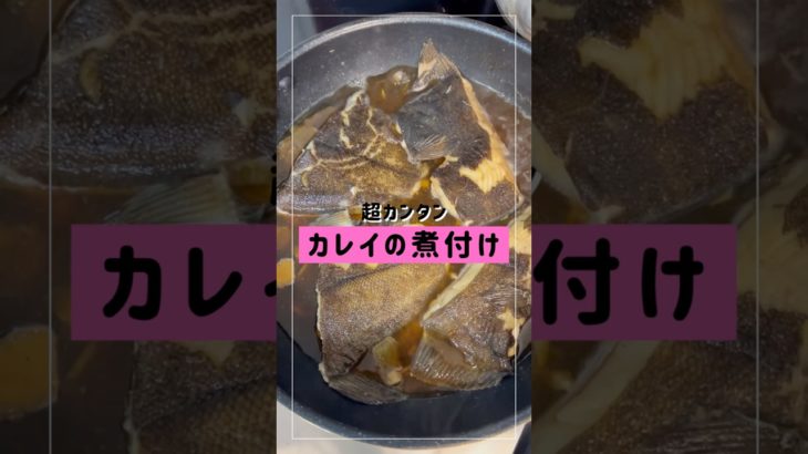 超カンタン！カレイの煮つけ#足半 #簡単レシピ #やせる #ダイエット #くびれ #煮る #デトックス #おつまみ #ワンオペ #ワンオペ育児 #デトックスおかん汁