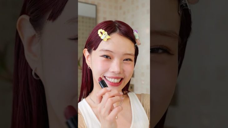 #アイナジエンド のステージでも崩れないリップメイク🎙️💖