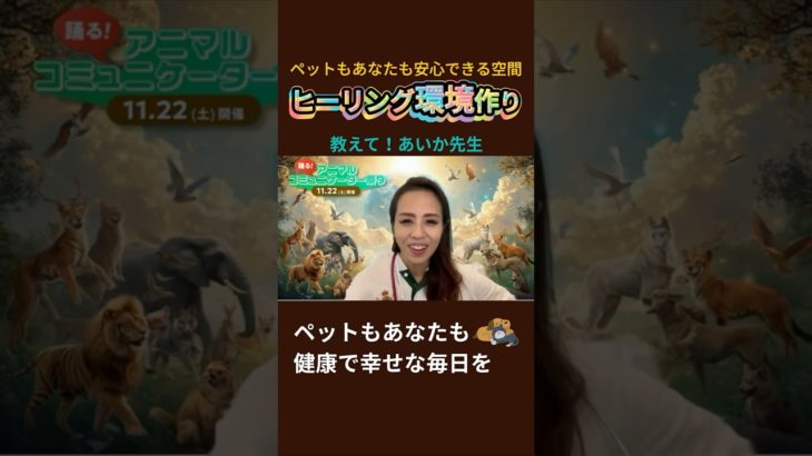 ペットもあなたも安心できる空間　ヒーリング環境づくり　 #ペット　#風水