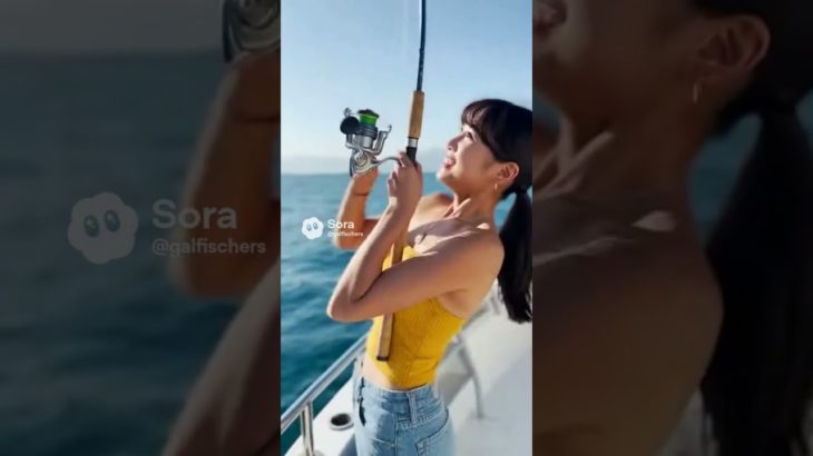 【釣りガール】ギャルフィッシャーズの海釣りの模様