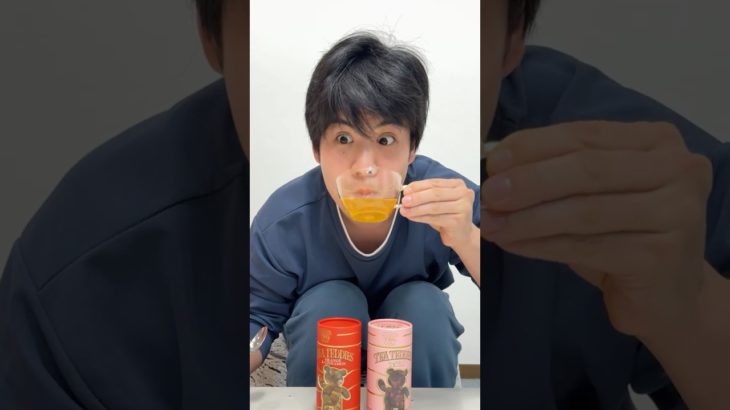 【大人気】紅茶になるグミを食べたら高級感すごかった☕️🧸
