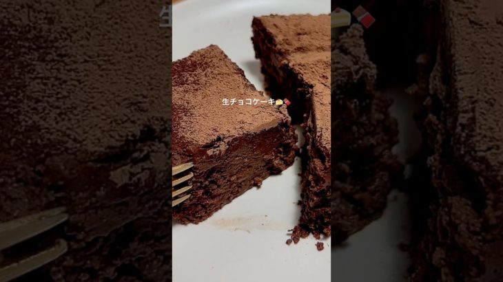 濃厚生チョコケーキ🍫🍰 #ヘルシーおやつ#ヘルシースイーツ#ダイエットスイーツ#ダイエットおやつ #ヘルシーレシピ#濃厚生チョコ#濃厚生チョコケーキ#パルテノ#パルテノレシピ#レンチンレシピ