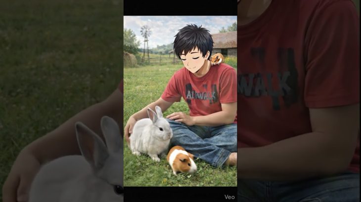 将来はこんな生活がしたい　#ペット #生き物系youtuber #うさぎ #ハムスター #モルモット