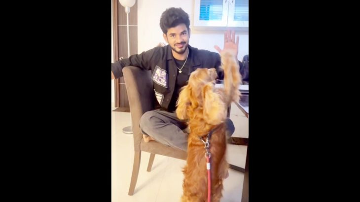 Bigg Boss 9 Demon Pavan Playing with Siri Hanumanth’s Pet Dog