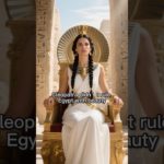 Cleopatra didn’t rule Egypt with beauty