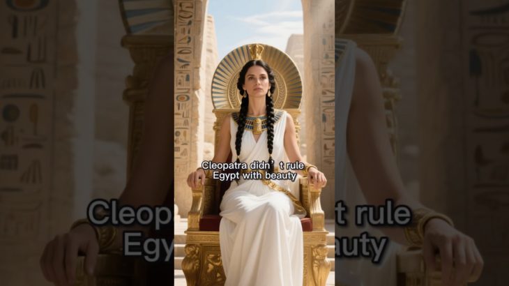 Cleopatra didn’t rule Egypt with beauty