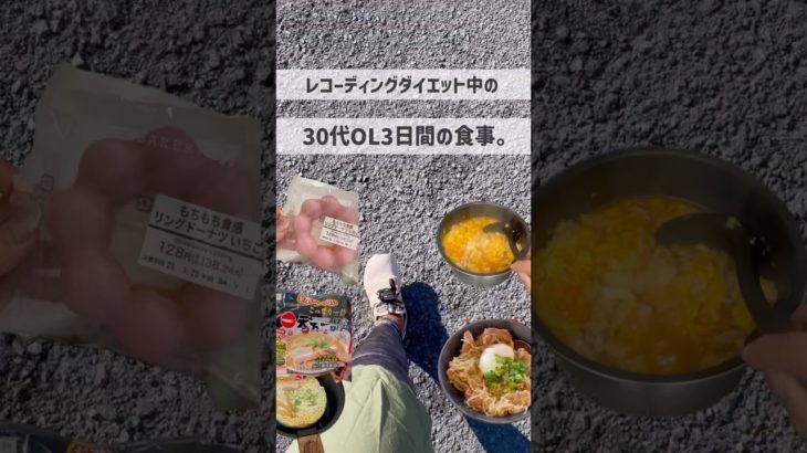 DAY7〜DAY9🍚自分に甘い3日間🍚レコーディングダイエットとは…#shorts #diet #ダイエット記録