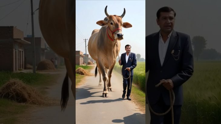 Giant Cow as pet in india| shorts #giantpetindia #giantanimal #aishorts #viralindia