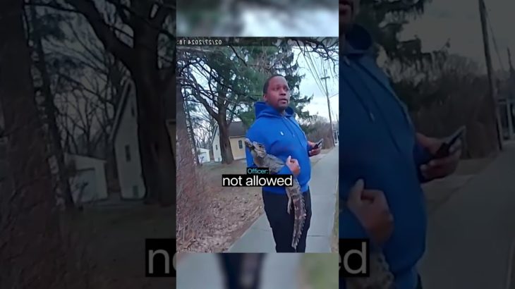 Man Arrested for owning an Exotic Pet 🐊😳