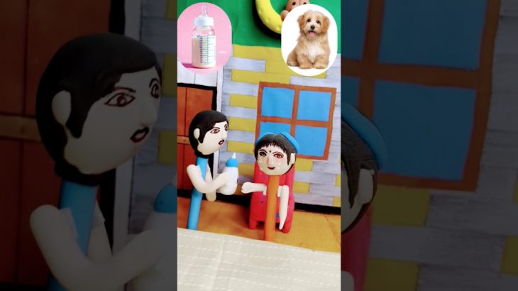 Smriti Ne Puppy ko Doodh Pilai 🐶#Shorts#trending#viral#pet love#Pet care#yt short#short feed cly art