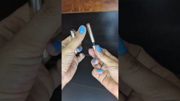 Swiss Beauty High On Shine Lipstick💄 Smooth glide, glossy nude & vitamin E glow ✨ #viralvideo #nykaa