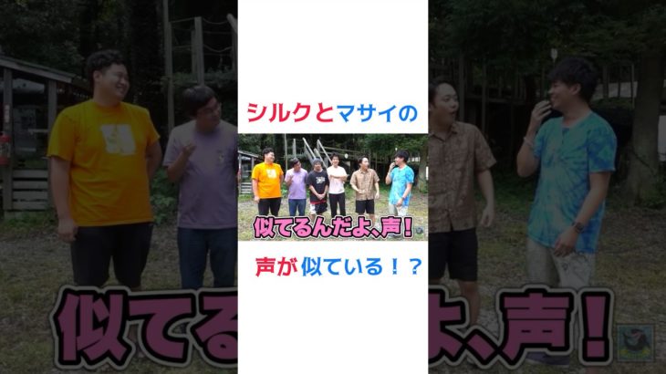 シルクとマサイの声が似ている！？！？#フィッシャーズ #フィッシャーズ切り抜き #fischers #shorts