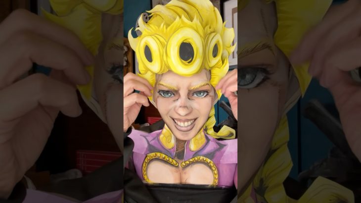 ジョルノのメイク落とし#ジョジョの奇妙な冒険 #jojo #アニメメイク #animemakeup #アニメキャラ #makeup #メイク落とし #makeupremover