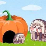 ｽﾋﾟｷとｽﾋﾟｷ（ペット）とかぼちゃの家