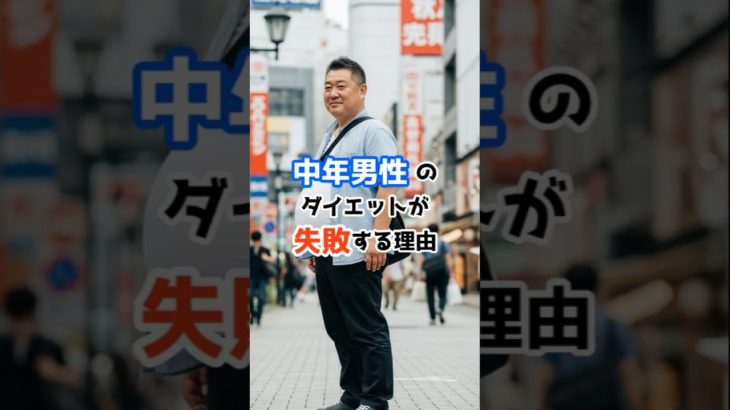 中年男性のダイエットが失敗する本当の理由