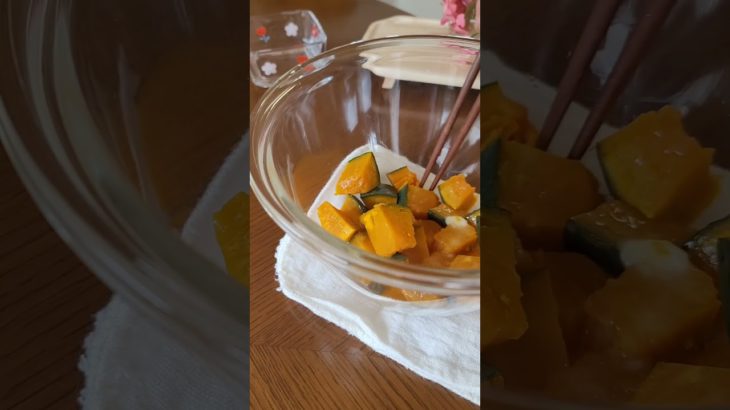 砂糖ほぼなし！かぼちゃ×きな粉が旨い✨ダイエット中のおやつはこれ！ #簡単レシピ