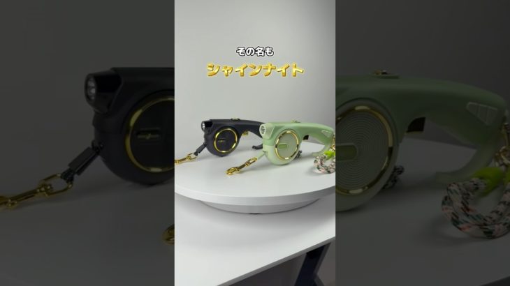 このペットリード持ってないようじゃ、夜の散歩は無理かぁ…シャインナイトはね、持っとかないと。