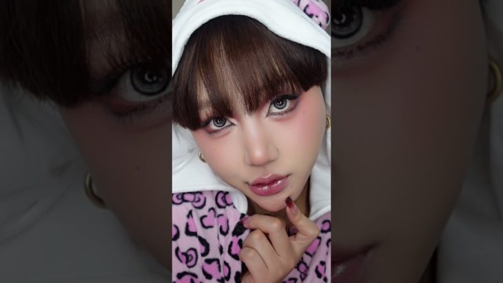 ほぼ100キロ男子の爆美女ワンホンメイク💕#メイク #垢抜け #デートメイク #makeup #makeuphacks #makeuptutorial #chinesemakeup #pink