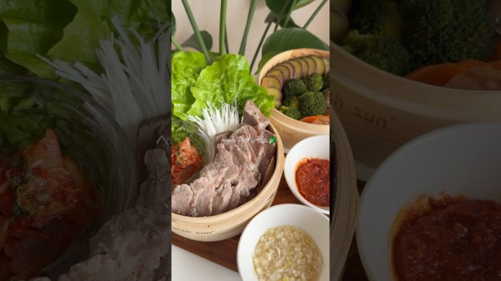 簡単ダイエットレシピ✨せいろで作るヘルシーポッサム #せいろレシピ #ポッサム #ダイエットレシピ #40代ダイエット