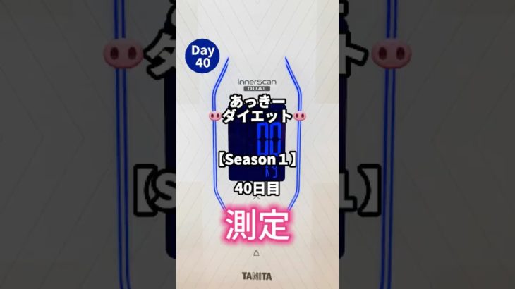 【50歳ダイエット】40日目測定｜Day40