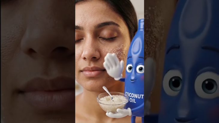 COCONUT OIL  #makeup #beauty #smallbusiness #cosmetics#glowingskin #makeuptutorial #trending #shorts