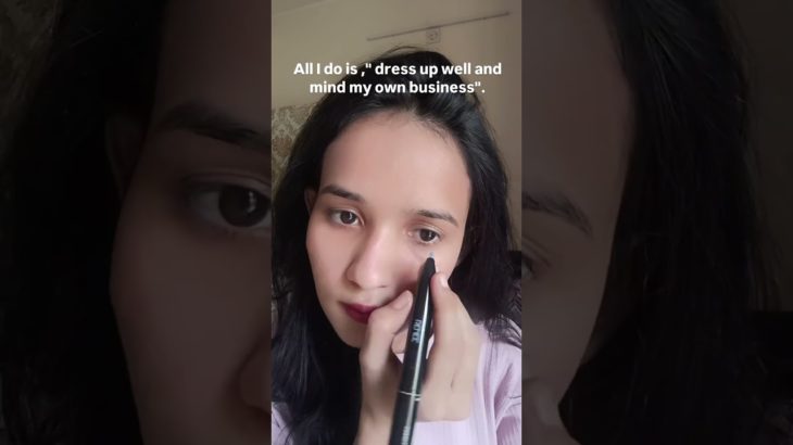 Dress well and mind your own business #makeup #beauty #shortsfeed