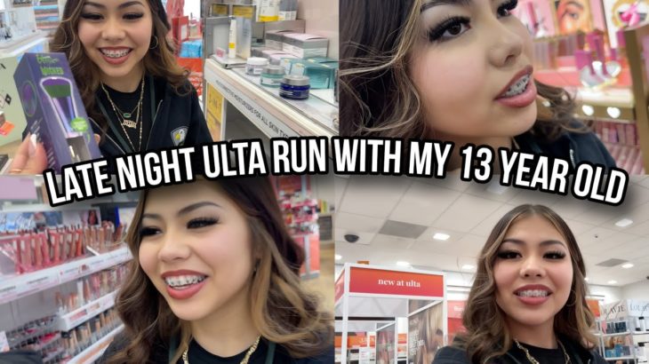 Late night Run To Ulta Beauty With My 13 Year Old