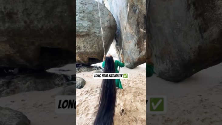 😱💯Long thick silky hair with homemade hairgrowth serum#haircare #beauty #yt #diy #shorts #hairstyle