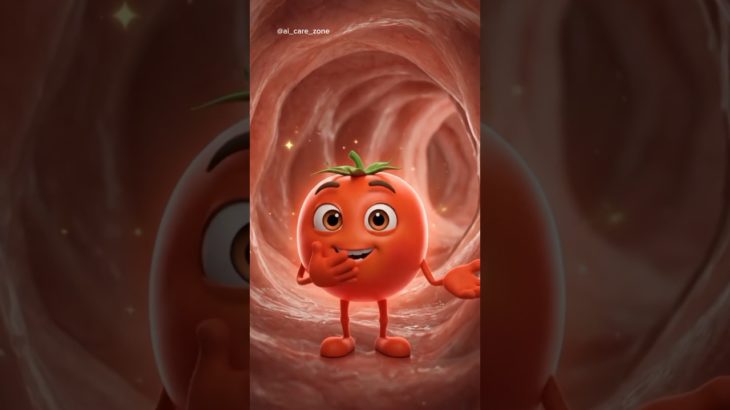 Pet ke ander ka drama – tomato, carrot & gurlic 🍅 #shorts #trending #explore #aihealth