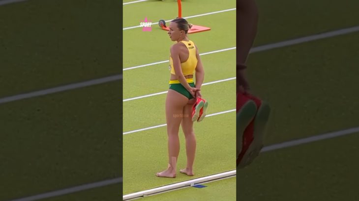 Power Meets Beauty 🔥#longjump #womenssports #athletics