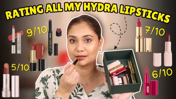 RATING all my HYDRA CREME Lipsticks – Kay Beauty, Nykaa, Swiss Beauty & More